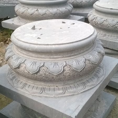 Chân cột nhà đẹp bằng đá tự nhiên - đá mỹ nghệ Quang Hiển